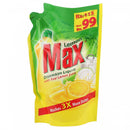 Lemon Max Dish Wash Liquid With Real Lemon Juice 450ml - HKarim Buksh