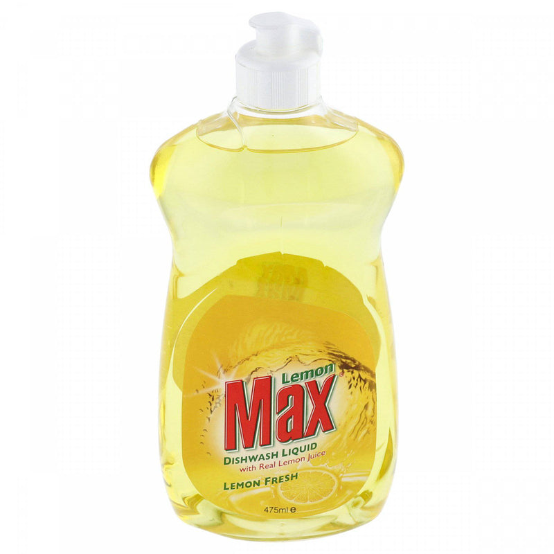 Lemon Max Dishwash Liquid Lemon Fresh 475ml - HKarim Buksh