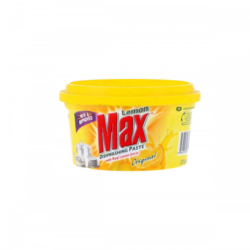Lemon Max Dishwashing Paste Yellow Original 200g - HKarim Buksh