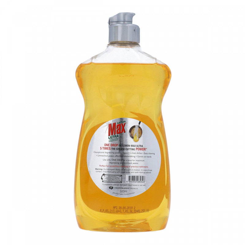 Lemon Max Ultra Concentrated Dishwash Liquid 500ml - HKarim Buksh