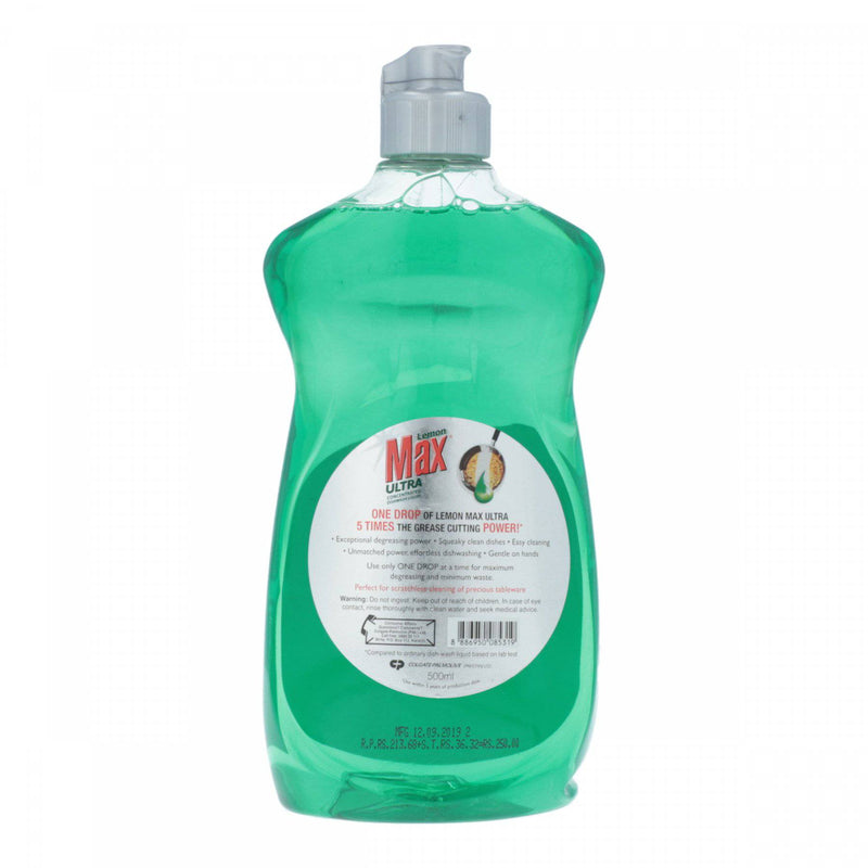 Lemon Max Ultra Dishwash Liquid Concentrated 500ml - HKarim Buksh