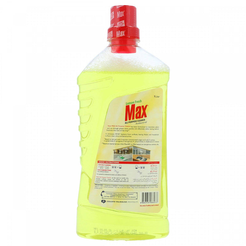 Max All Purpose Cleaner Lemon Fresh 1 Litre - HKarim Buksh