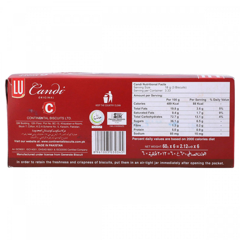 LU Candi Original 6 snack packs - HKarim Buksh