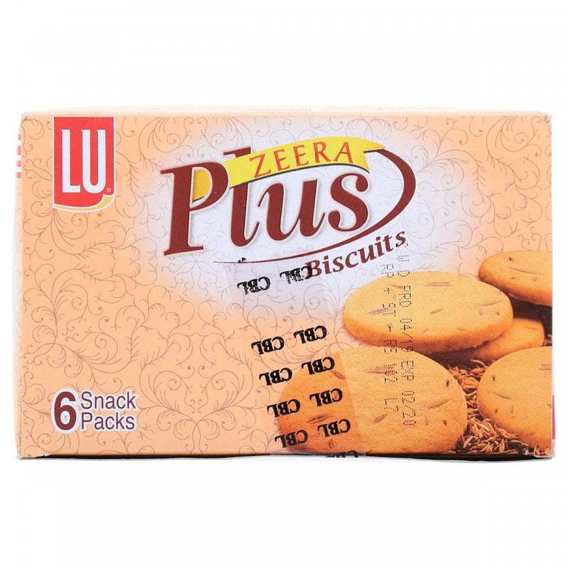 LU Zeera Plus Biscuits 6 snack packs - HKarim Buksh