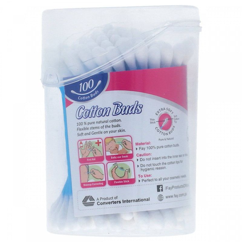 Fay Cotton Buds 100 Buds - HKarim Buksh