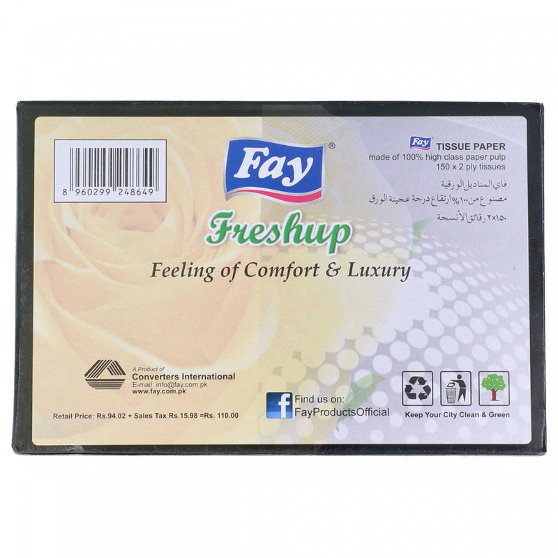 Fay FreshUp Tissue Paper (2Ply x 150 Tissues) - HKarim Buksh