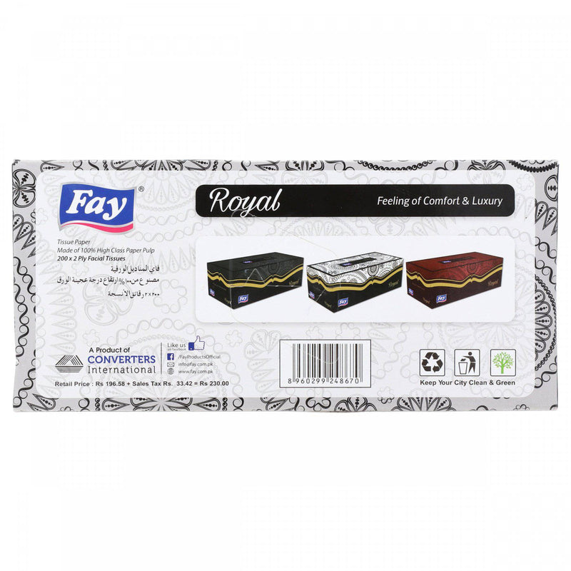 Fay Royal Tissues (2Ply x 200 Tissues) - HKarim Buksh