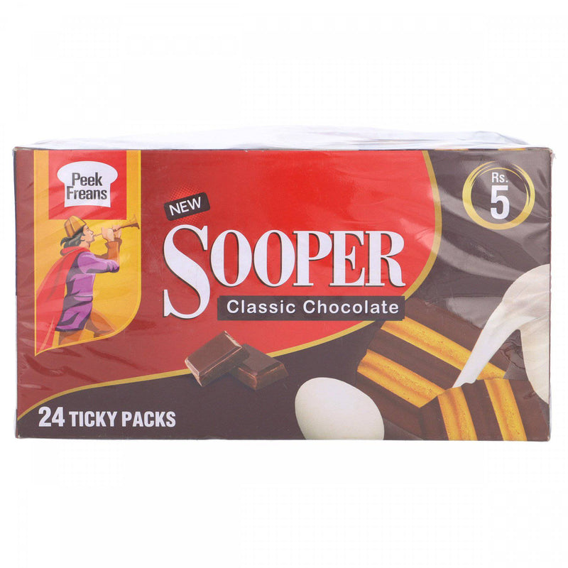 Peek Freans Sooper Classic Chocolate 24 Ticky Packs - HKarim Buksh