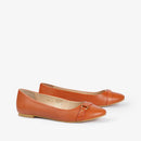 Ballerina Windsor Tan Shoes - HKarim Buksh