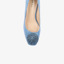 Cecile Blue Flush Shoes - HKarim Buksh