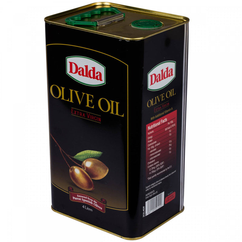 Dalda Olive Oil Extra Virgin Tin 4 Litre - HKarim Buksh