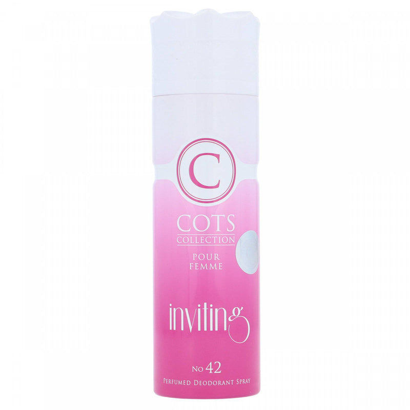 Cots Collection Inviting No. 42 Perfumed Deodorant Spray 200ml - HKarim Buksh