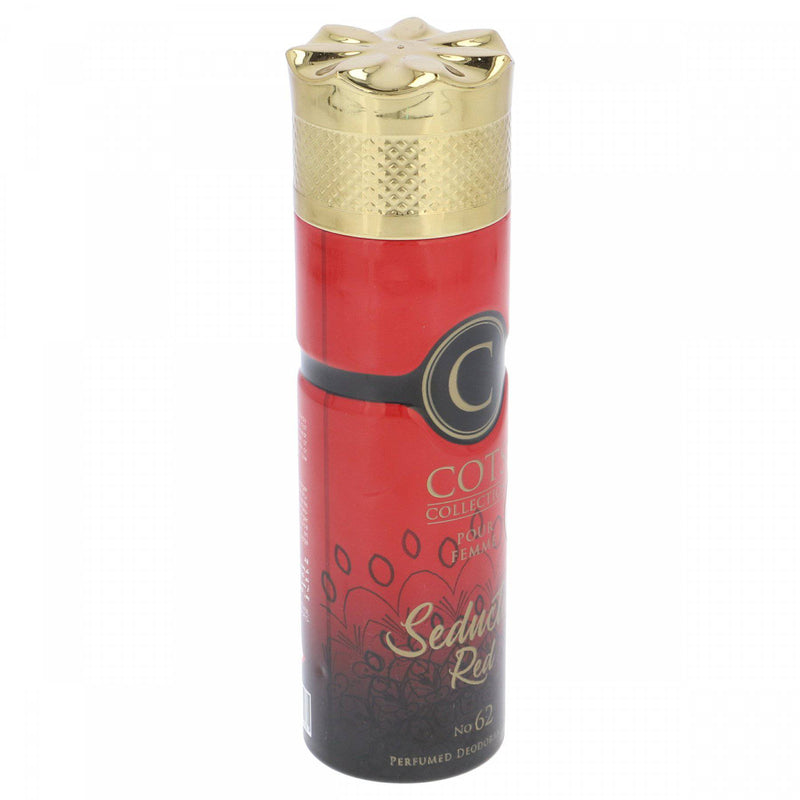 Cots Collection Seductive Red No. 62 Perfumed Deodorant Spray 200ml - HKarim Buksh