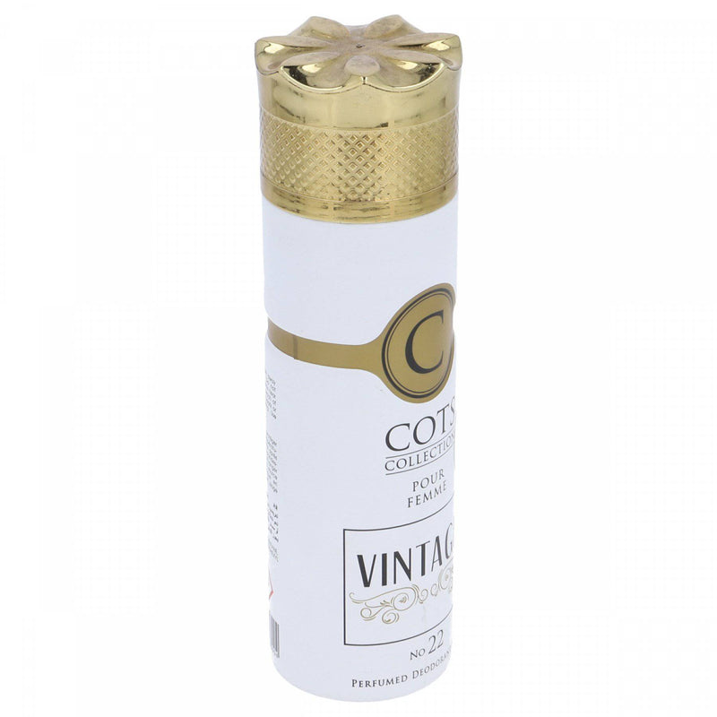 Cots Collection Vintage No. 22 Perfumed Deodorant Spray 200ml - HKarim Buksh