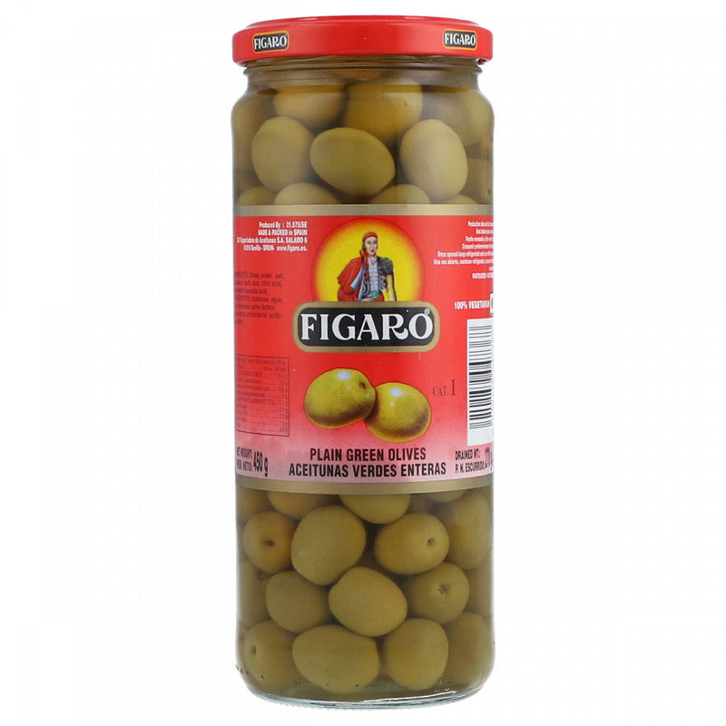 Figaro Plain Green Olives 270g - HKarim Buksh