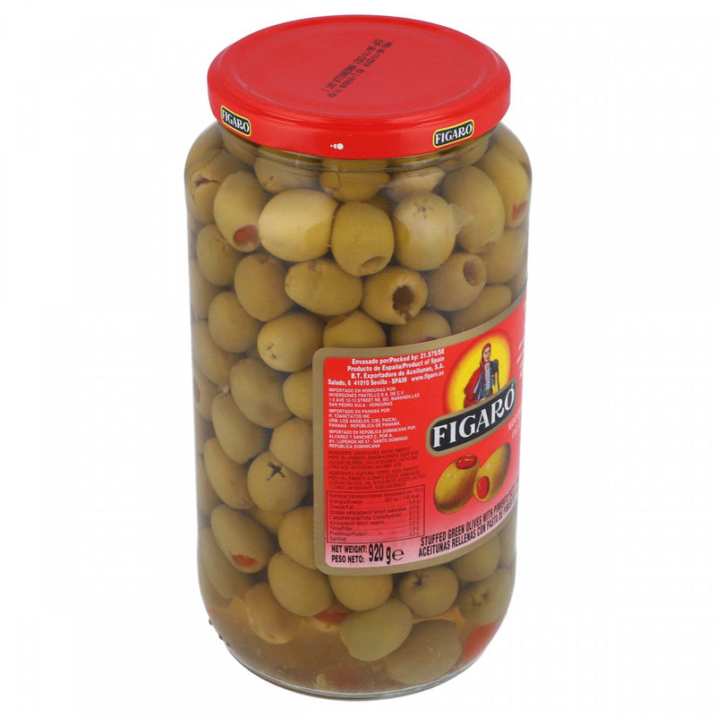 Figaro Stuffed Green Olives 575g - HKarim Buksh
