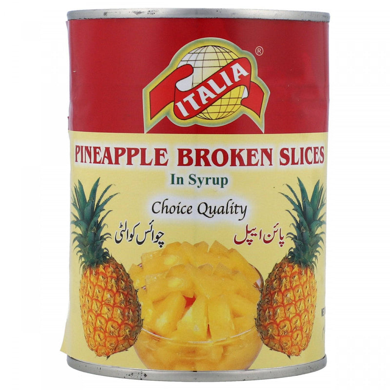 Italia Pine Apple Broken Slices in Syrup 567g - HKarim Buksh