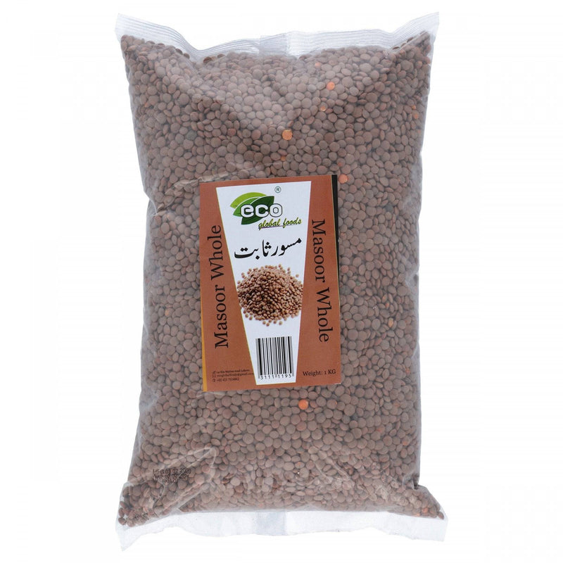 Eco Masoor Whole 1 Kg - HKarim Buksh