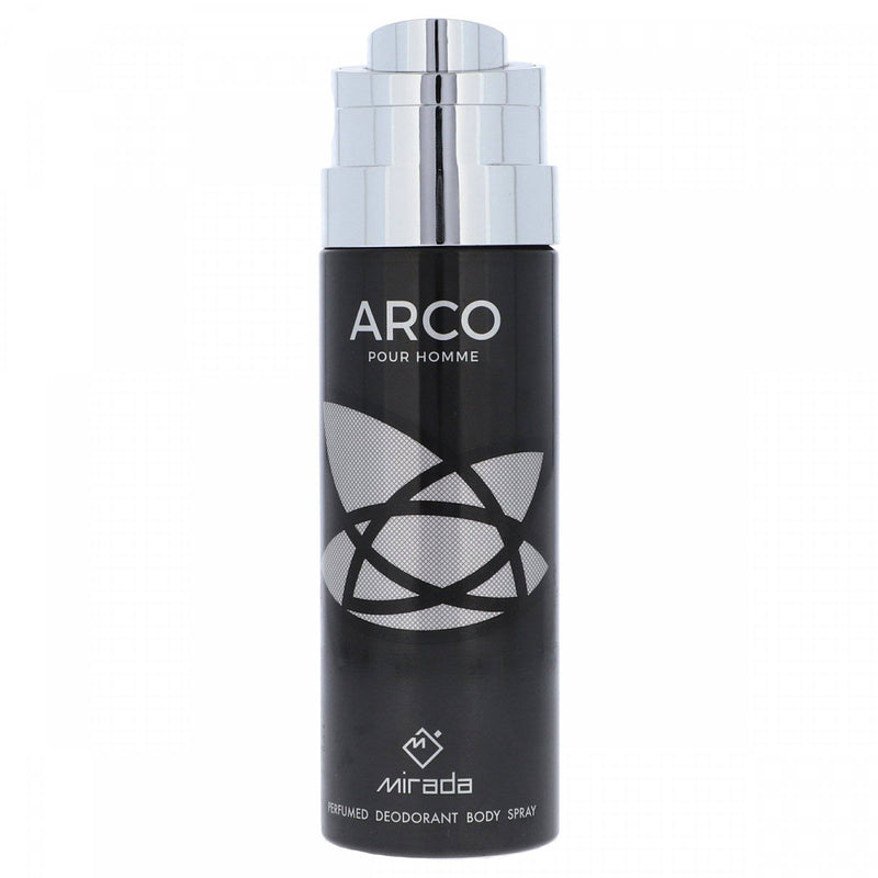 Mirada Arco Pour Homme Perfummed Deodorant Body Spray 200ml - HKarim Buksh