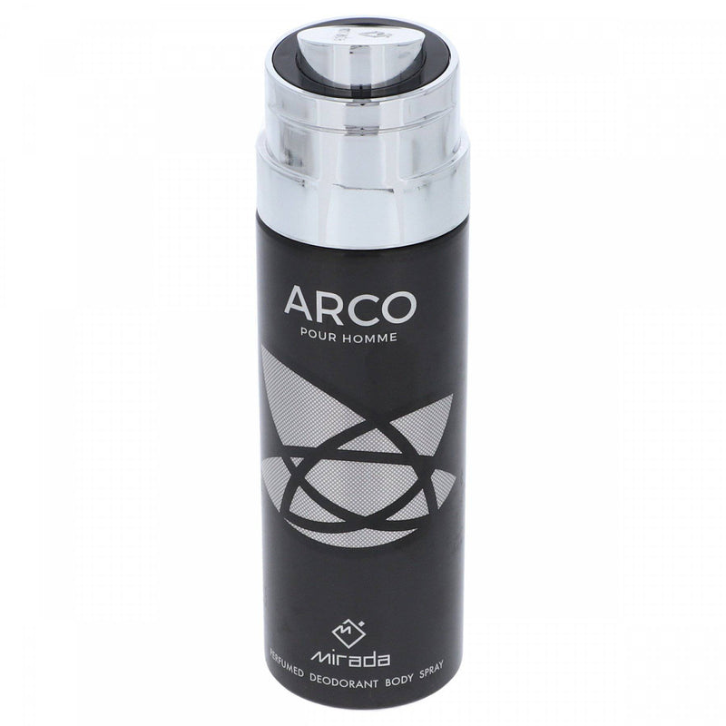 Mirada Arco Pour Homme Perfummed Deodorant Body Spray 200ml - HKarim Buksh