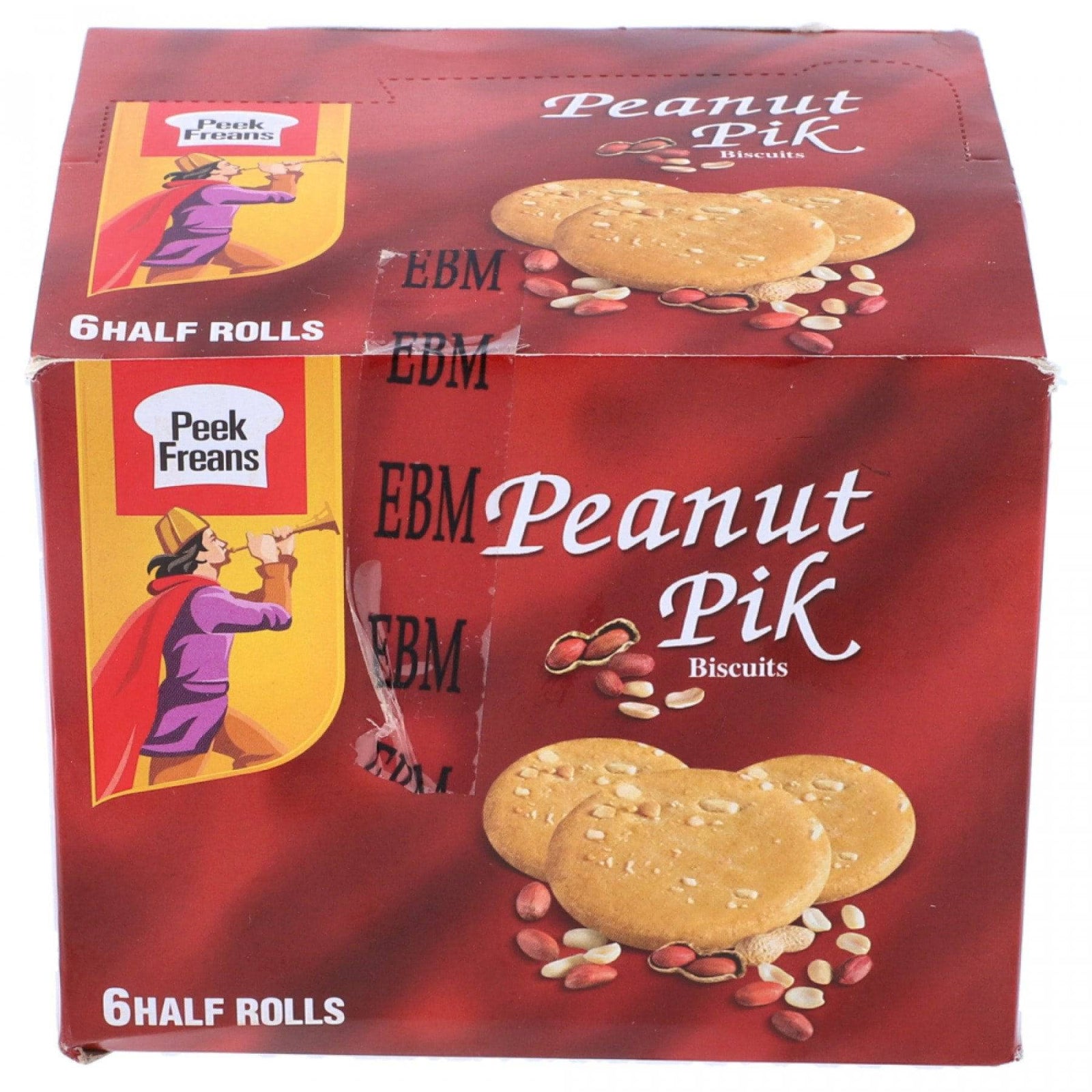 Peek Freans Peanut Pik Biscuits 6 Half Rolls HKarim Buksh