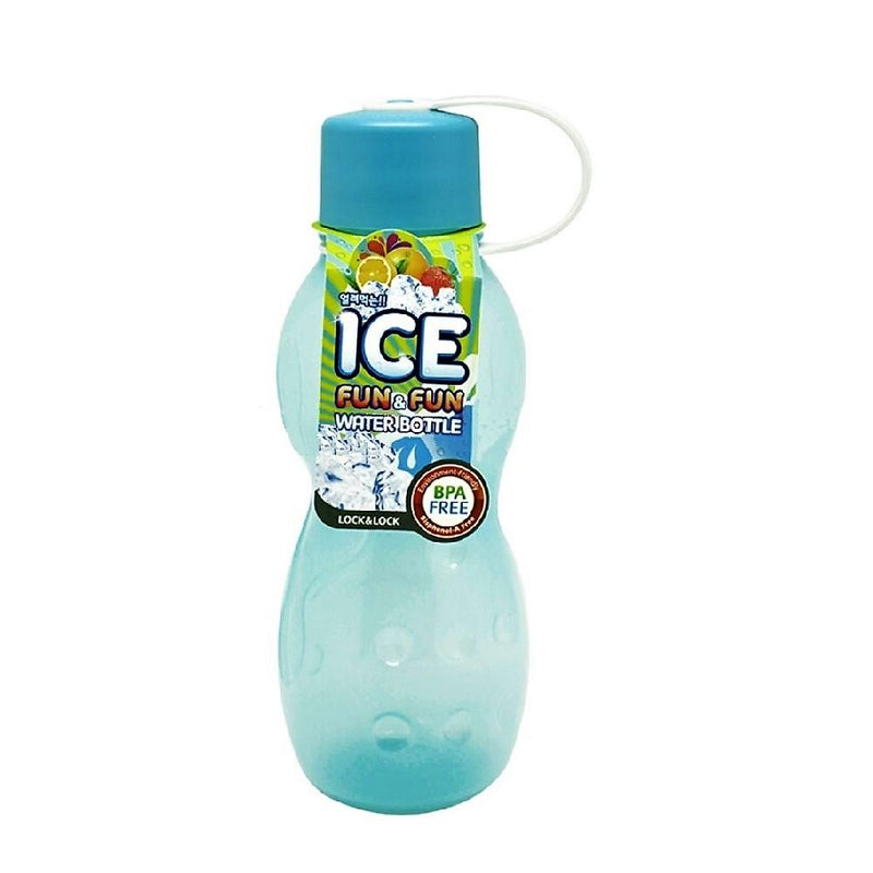 Ice fun & fun water bottle - 420ml  - Blue - HKarim Buksh