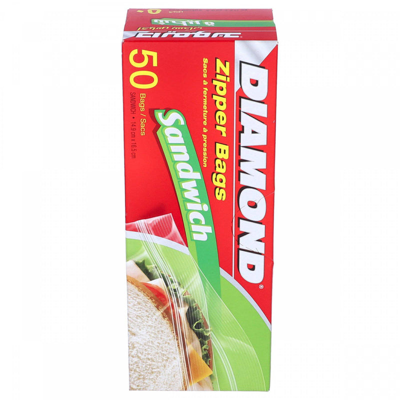 Diamond Zipper Bags 50 BagsSacs - HKarim Buksh