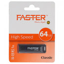 Faster USB 64GB Classic FU-217 Black - HKarim Buksh