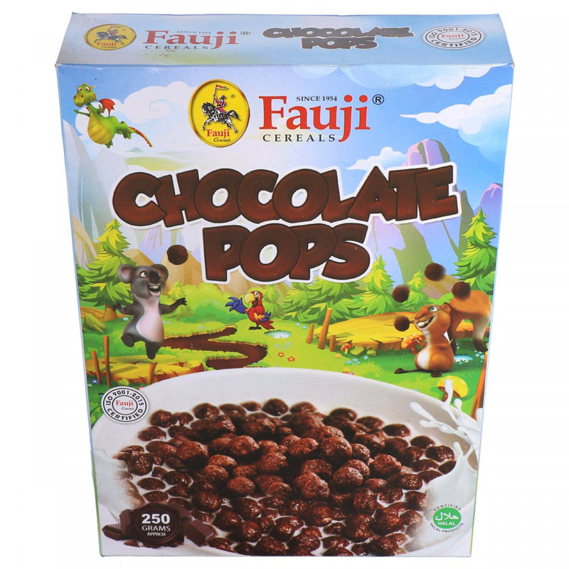 Fauji Cereals Chocolate Pops 250g - HKarim Buksh