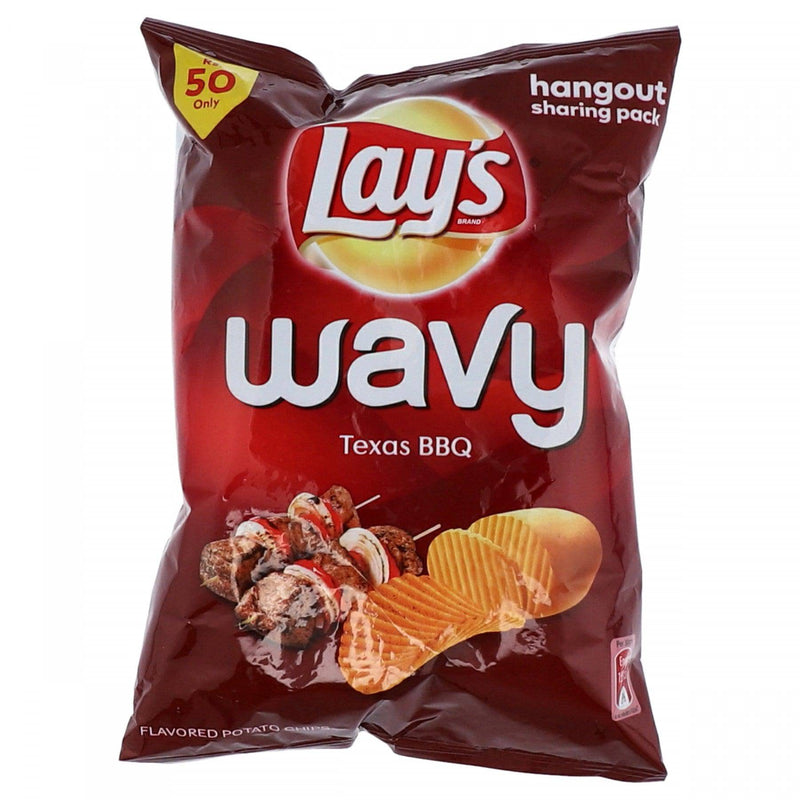 Lays Wavy Texus BBQ 64g - HKarim Buksh
