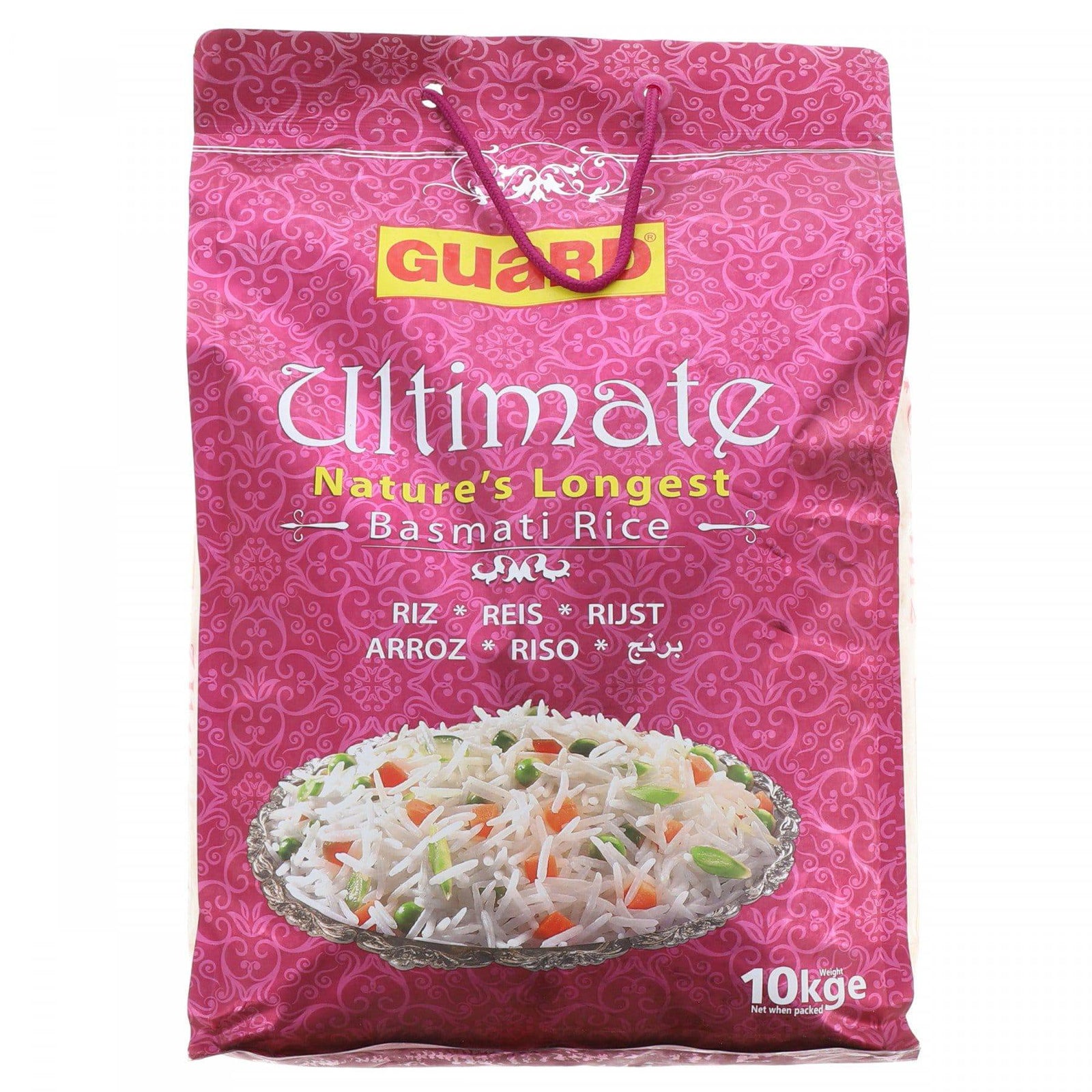 Guard Ultimate Nature's Longest Basmati Rice 10kg – HKarim Buksh