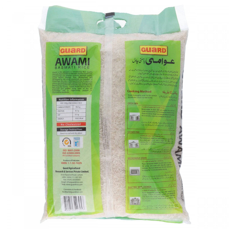 Guard Awami Basmati Rice 5Kg - HKarim Buksh