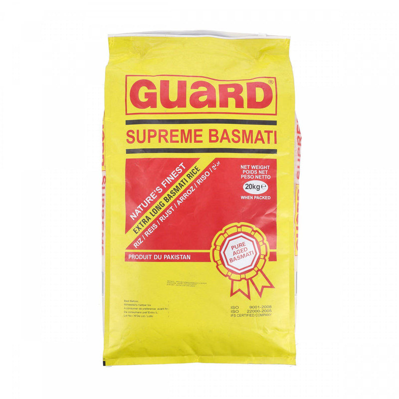 Guard Supreme Basmati Rice 20Kg - HKarim Buksh