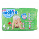 New Molfix 4 Maxi 7-14Kg 58 Pcs - HKarim Buksh