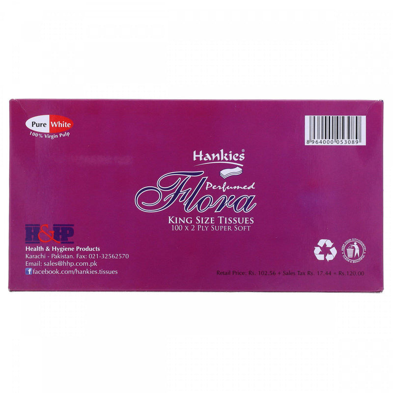 Hankies Flora (2Ply x 100 Tissues) - HKarim Buksh