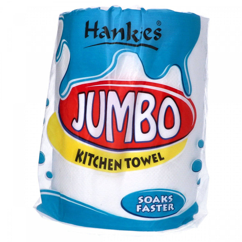 Hankies Jumbo Kitchen Towel Roll 2 Ply - HKarim Buksh