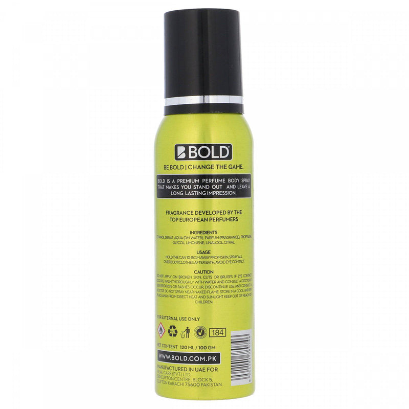 Bold Blaze Perfumed Body Spray 120ml - HKarim Buksh