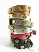 Double Wrap Stud Logo Bracelet - HKarim Buksh