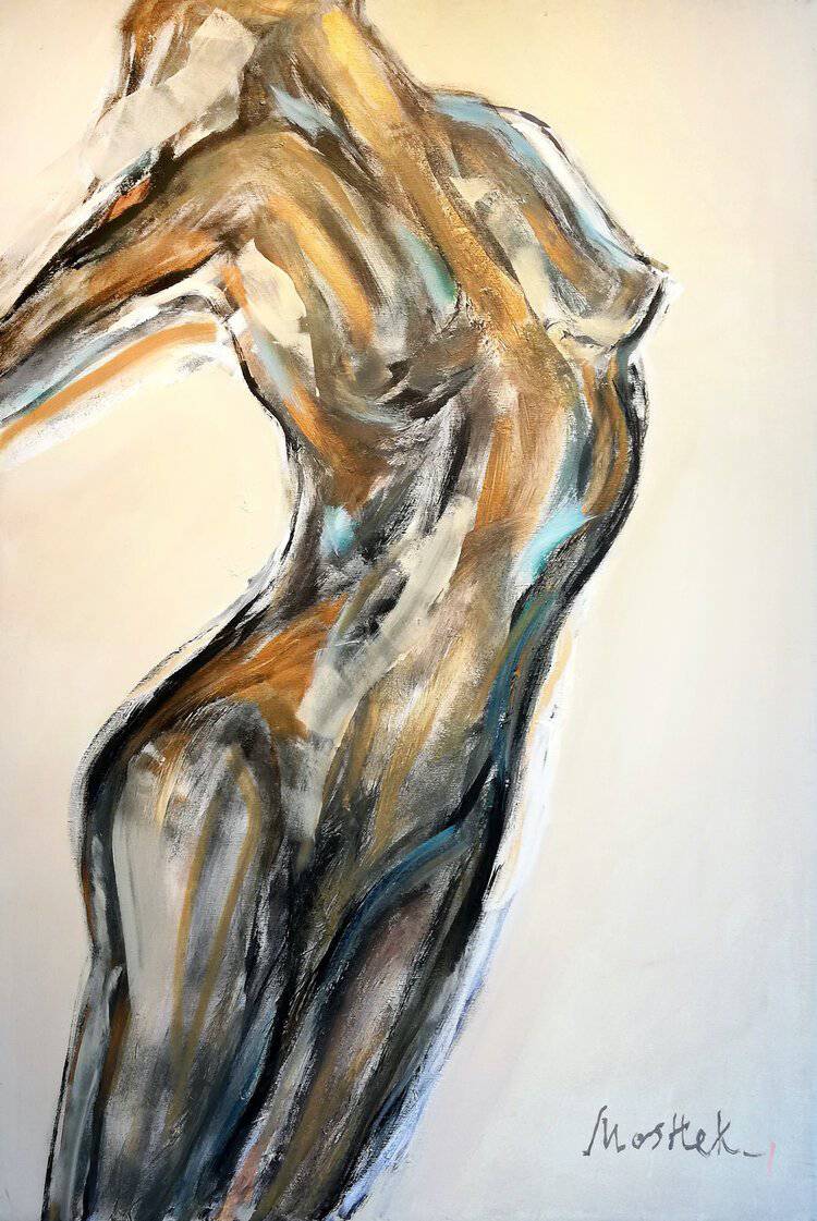 Beige Liberating Elevation - HKarim Buksh