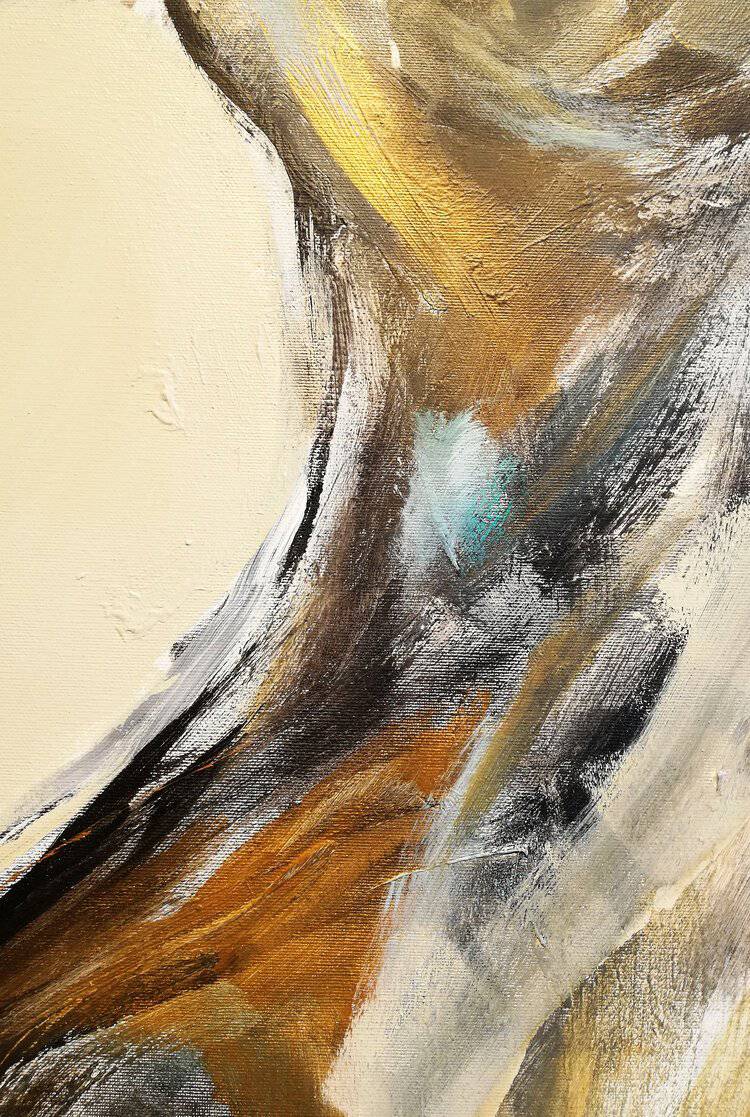 Beige Liberating Elevation - HKarim Buksh