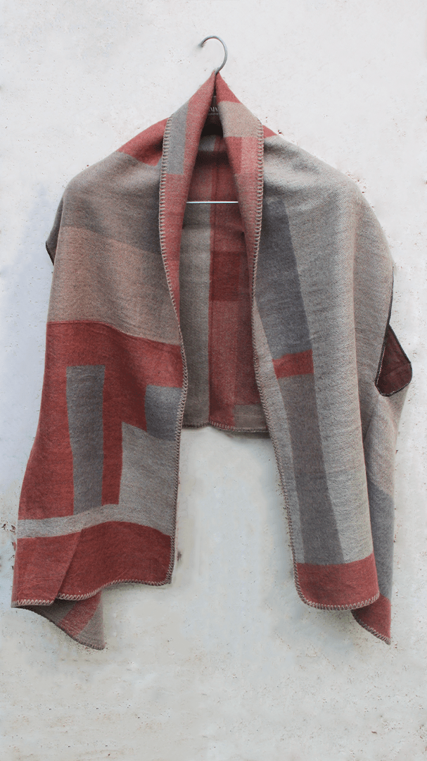 Cape Shawl-Grey - HKarim Buksh