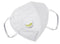 KN95 Face Mask White With Respirator - HKarim Buksh