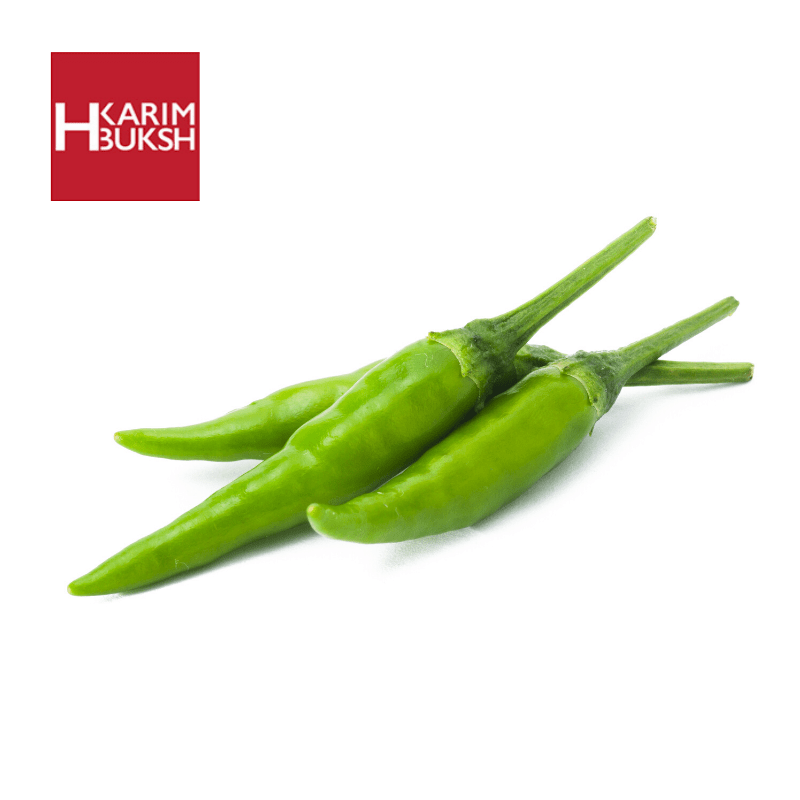 Hari Mirch - Thin  (Green Chilli) - HKarim Buksh