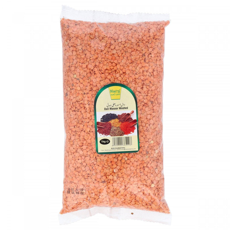 Nutri Daal Masoor Washed 1Kg - HKarim Buksh