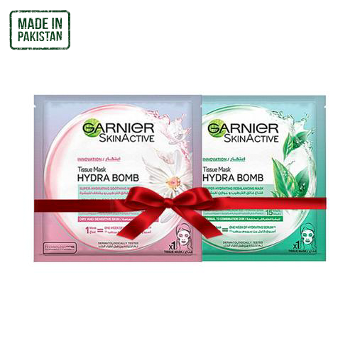 Garnier Skin Active Hydra Bomb Tissue Mask - Chamomile + Green Tea - HKarim Buksh
