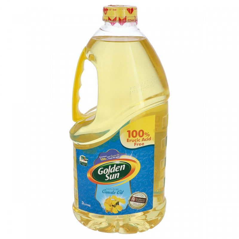 Golden Sun Canola Oil 3 Litre - HKarim Buksh