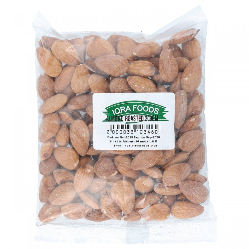 Iqra Foods Almond Roasted 200g - HKarim Buksh