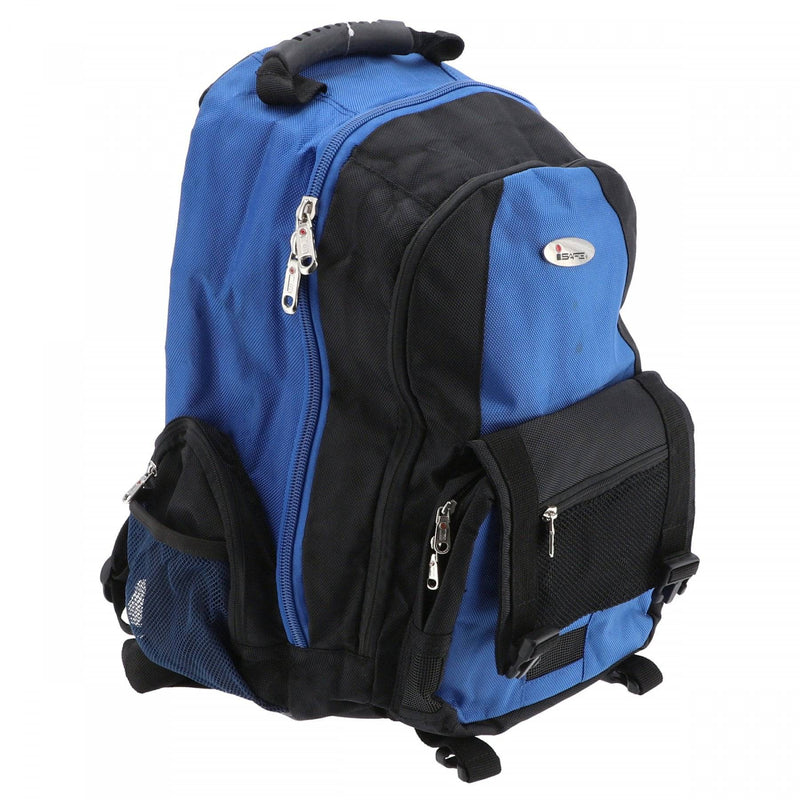 Isafe Notebook Bag Pack Blue - HKarim Buksh