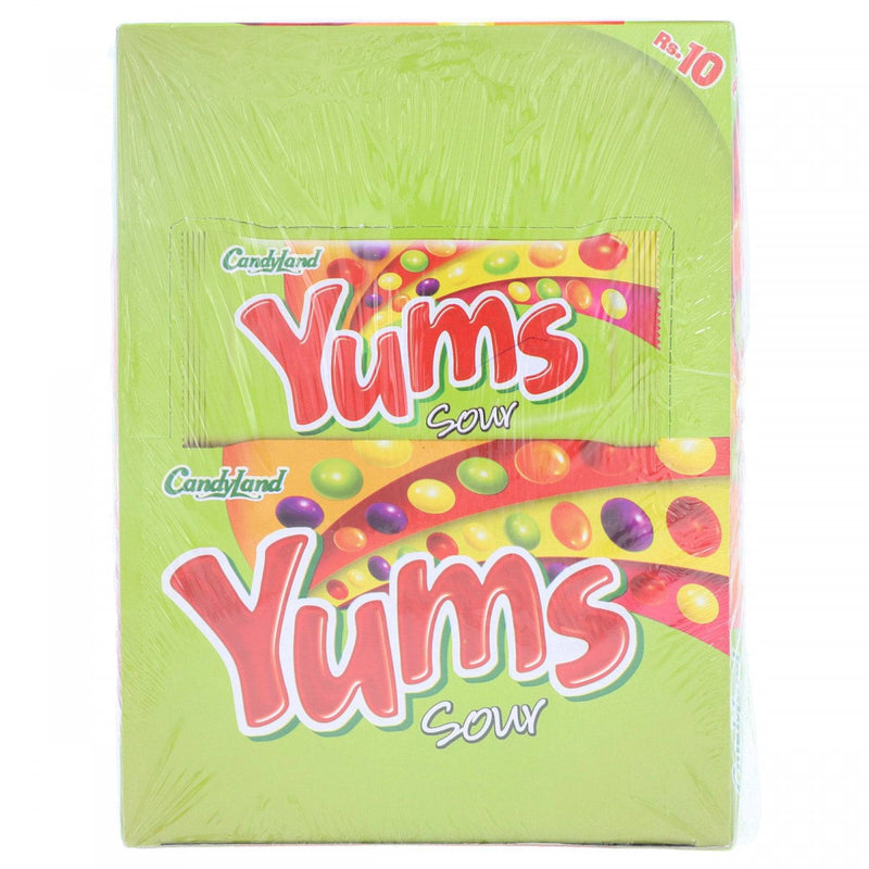 CandyLand Yums Sour 18 x 25g - HKarim Buksh
