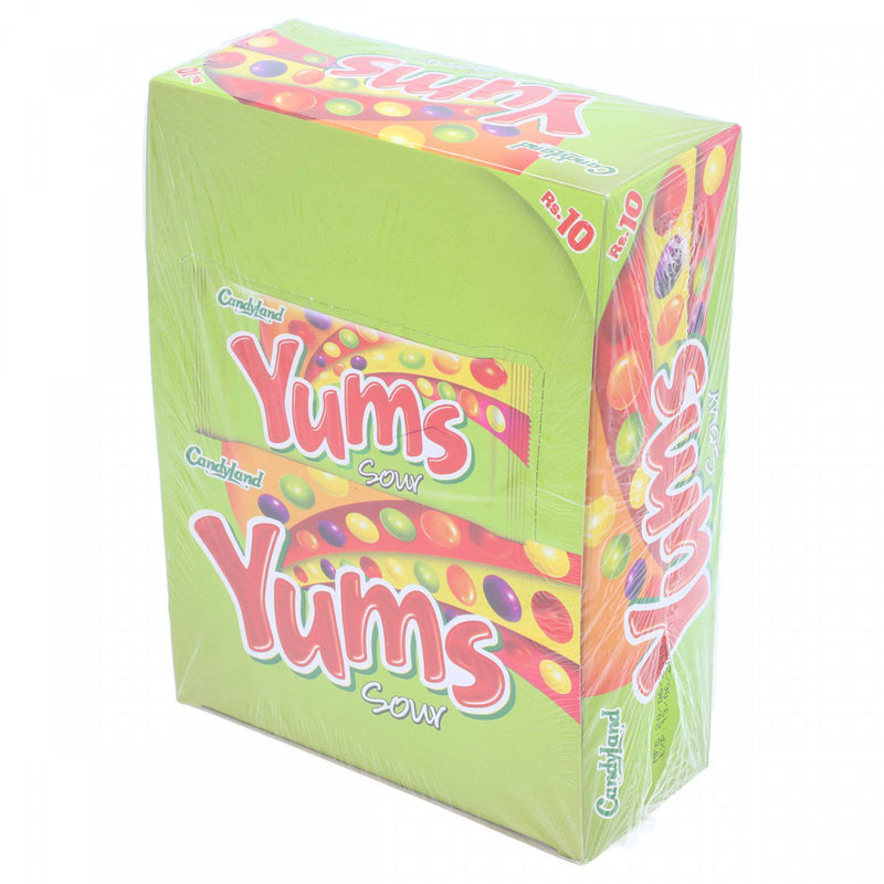 CandyLand Yums Sour 18 x 25g - HKarim Buksh